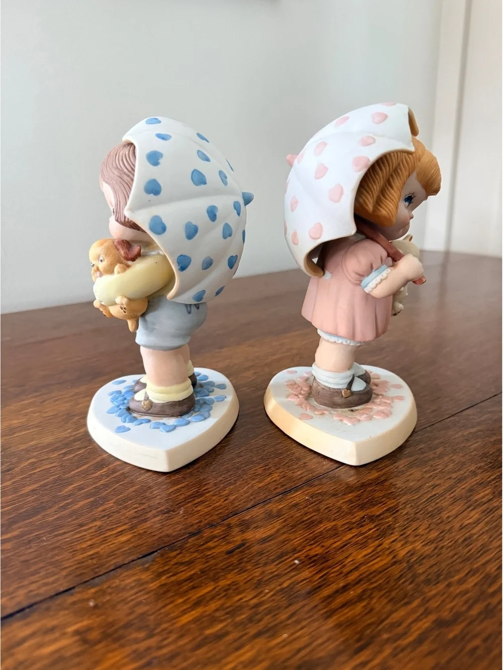 Dolly Dingle Series Porcelain Figurines Pair 1987